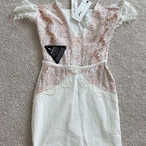 Gorgeous white lace dress